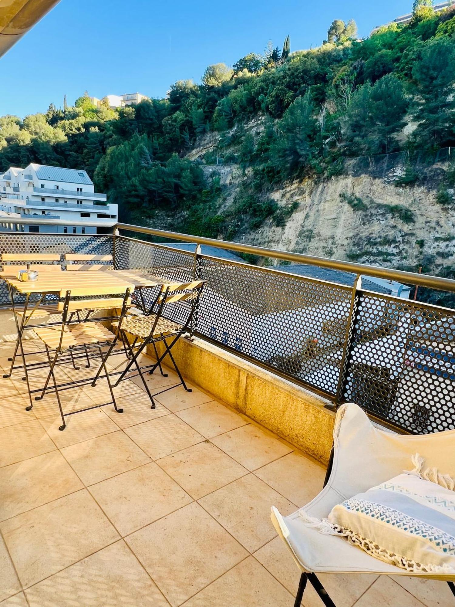 Magnificent Renovated Apartment, 2 Rooms Of 45 M2, Close Tothe Sea, Top Floor, Terrace Nizza Exterior foto